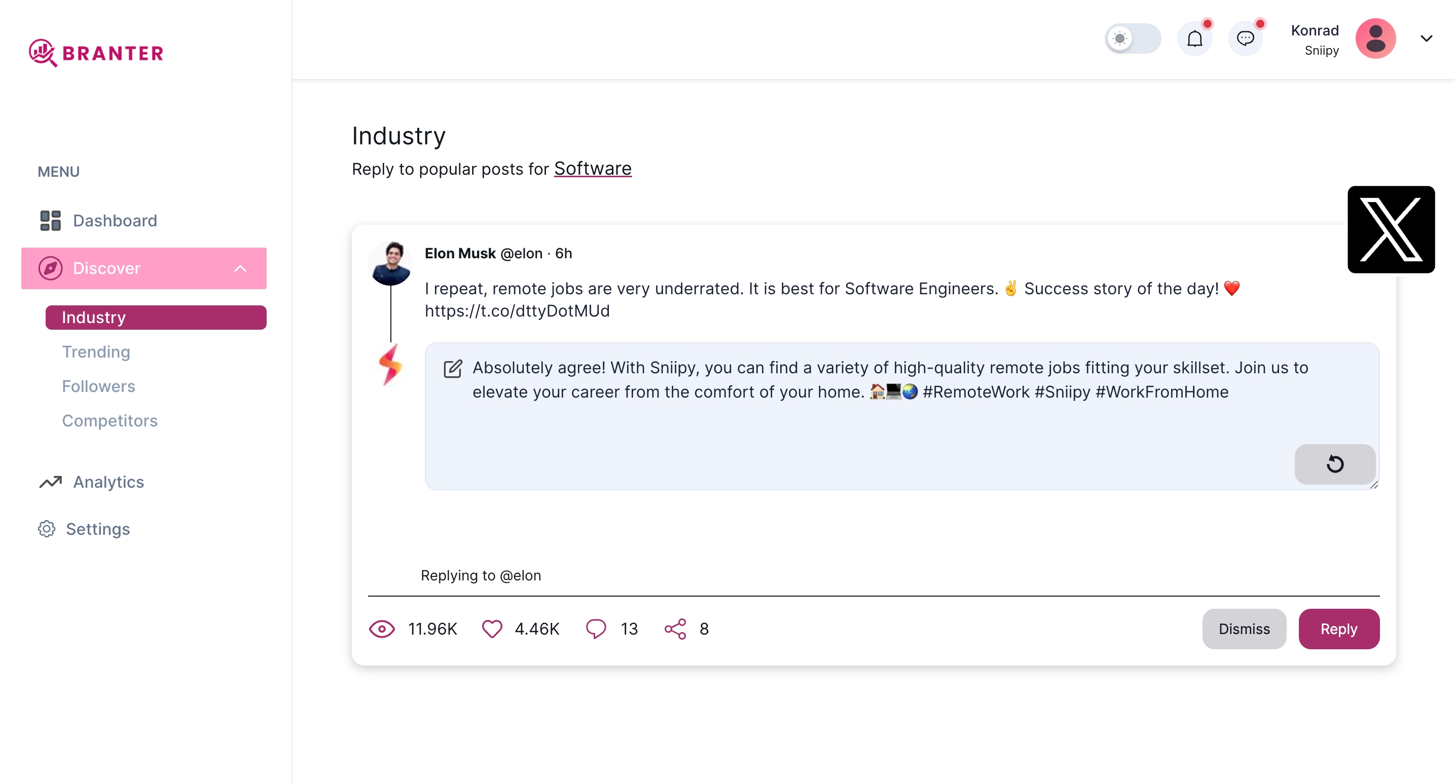 Demo screenshot